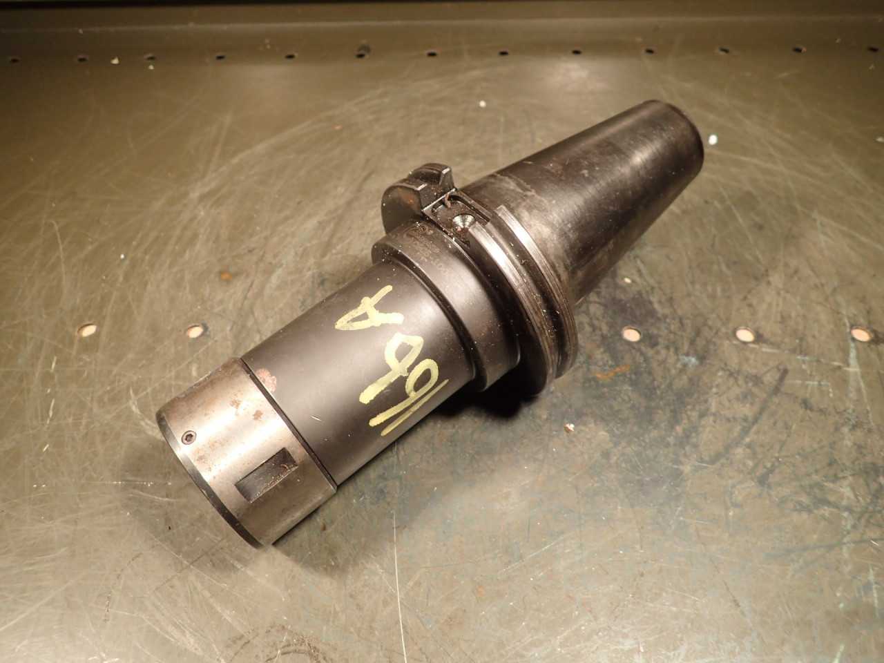 Command C6C5-1000 TG-100 Comflex Collet Chuck: 5" Extension, CAT-50 Taper Shank - MACHINING ACCESSORIES & TOOLING