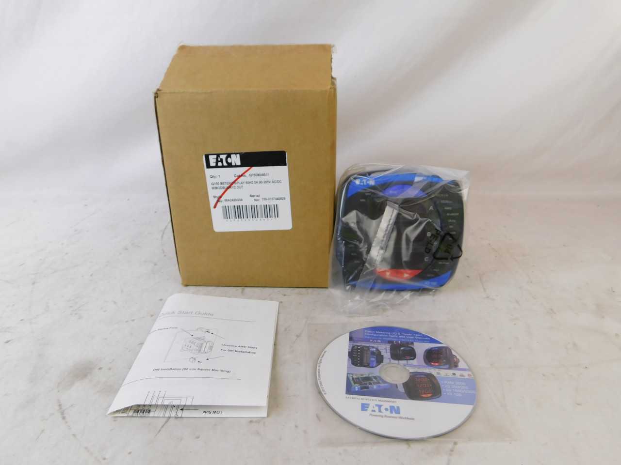 (2) Eaton IQ150MA6511 Meter 5A 90-265V - ELECTRICAL COMPONENTS