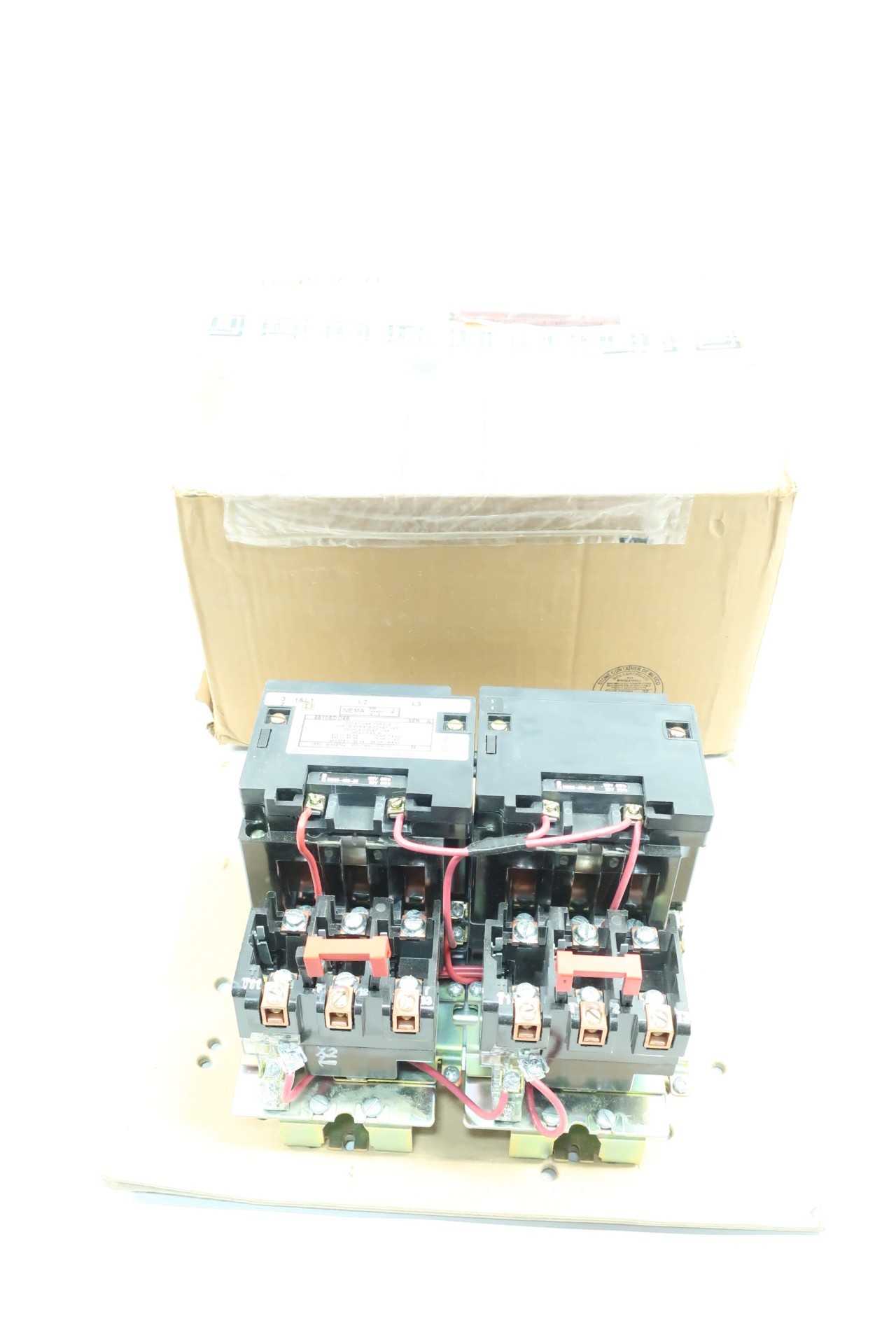 SQUARE D 8810SDO4V02S MAGNETIC MOTOR 120V-AC 25HP SIZE 2 OTHER STARTER - MOTOR STARTERS