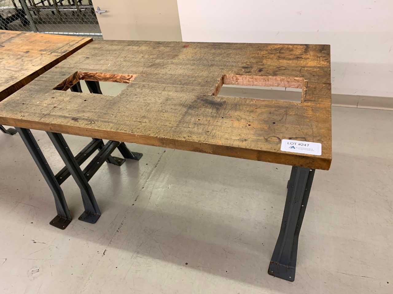 Butcher Block Work Bench - PLANT & FACILITY