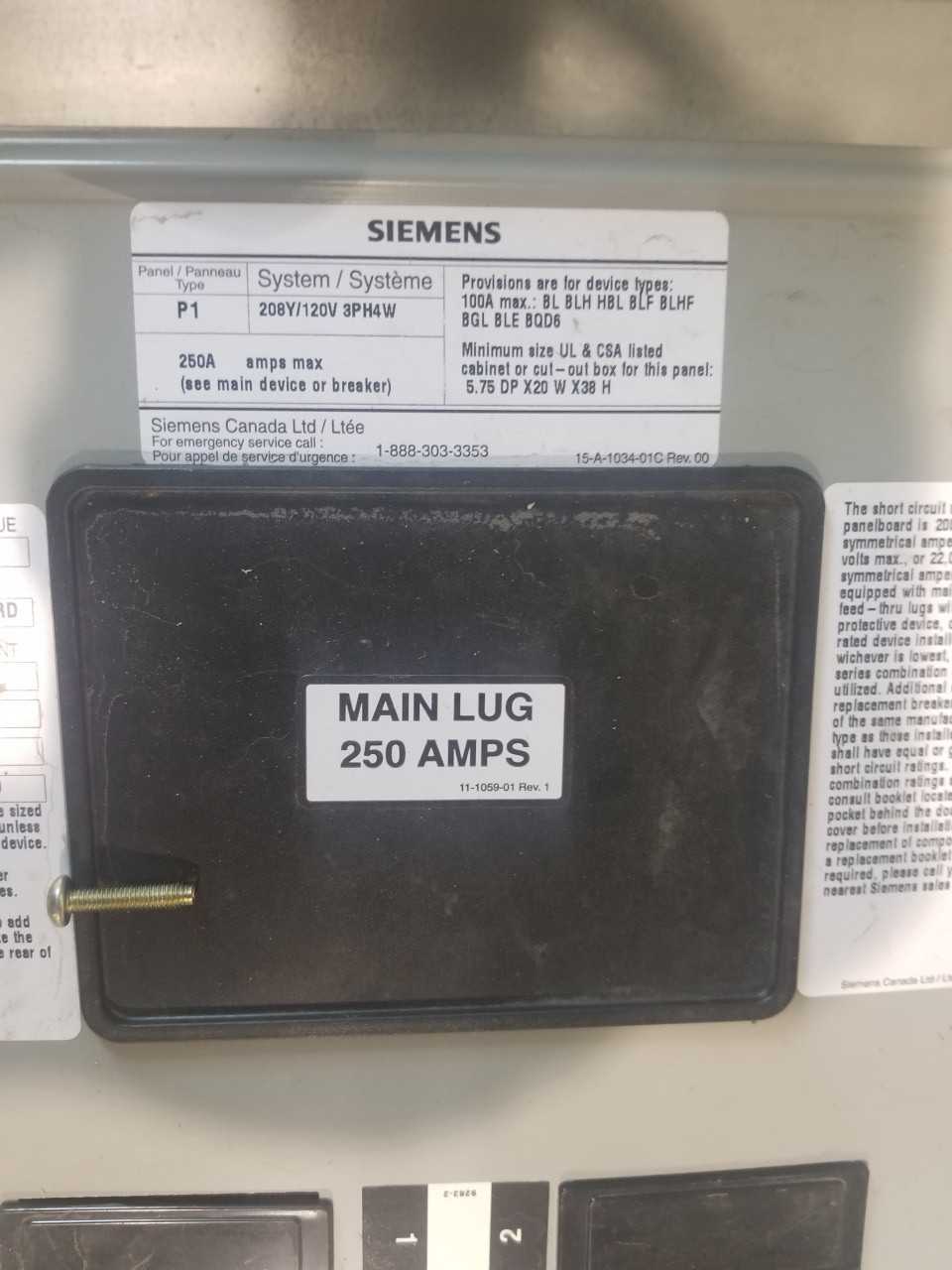 SIEMENS - P1C30ML250ATS (QTY-1) - ELECTRICAL COMPONENTS
