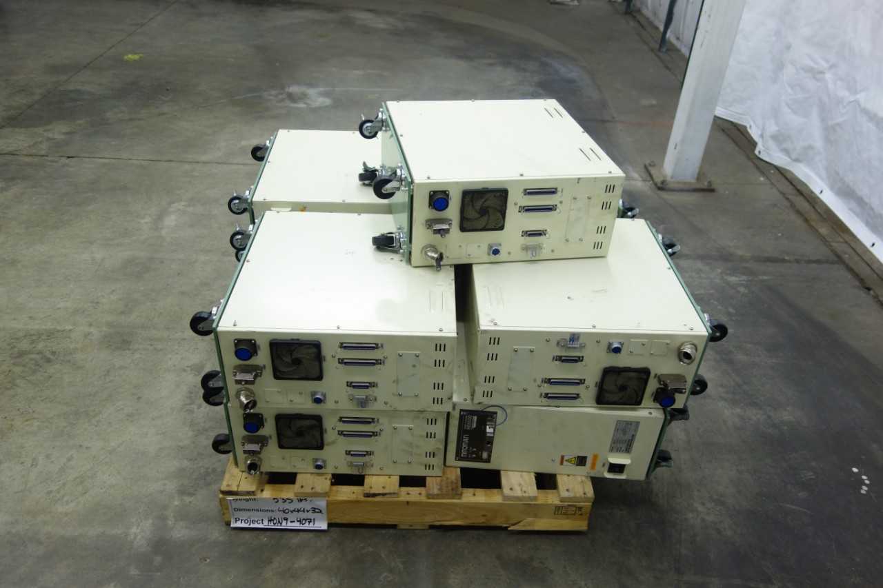 PALLET OF NITOMAN RC5000 ROBOT CONTROLLERS - INDUSTRIAL ROBOTS