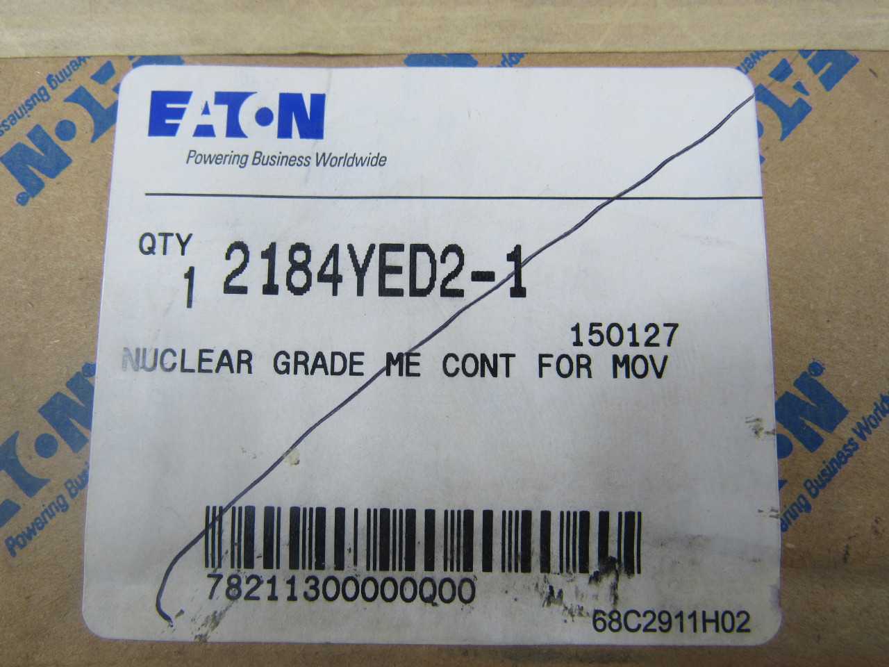 Lot of 1x 2184YED2-1 Nuclear Contactor - CONTACTORS