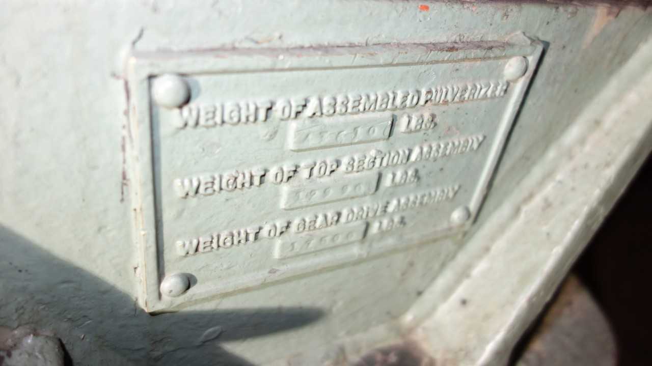 BABCOCK & WILCOX AB 53 PULVERIZER - PROCESS EQUIPMENT