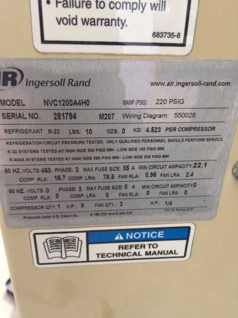 Ingersoll Rand Air Compressor Dryer - AIR DRYERS