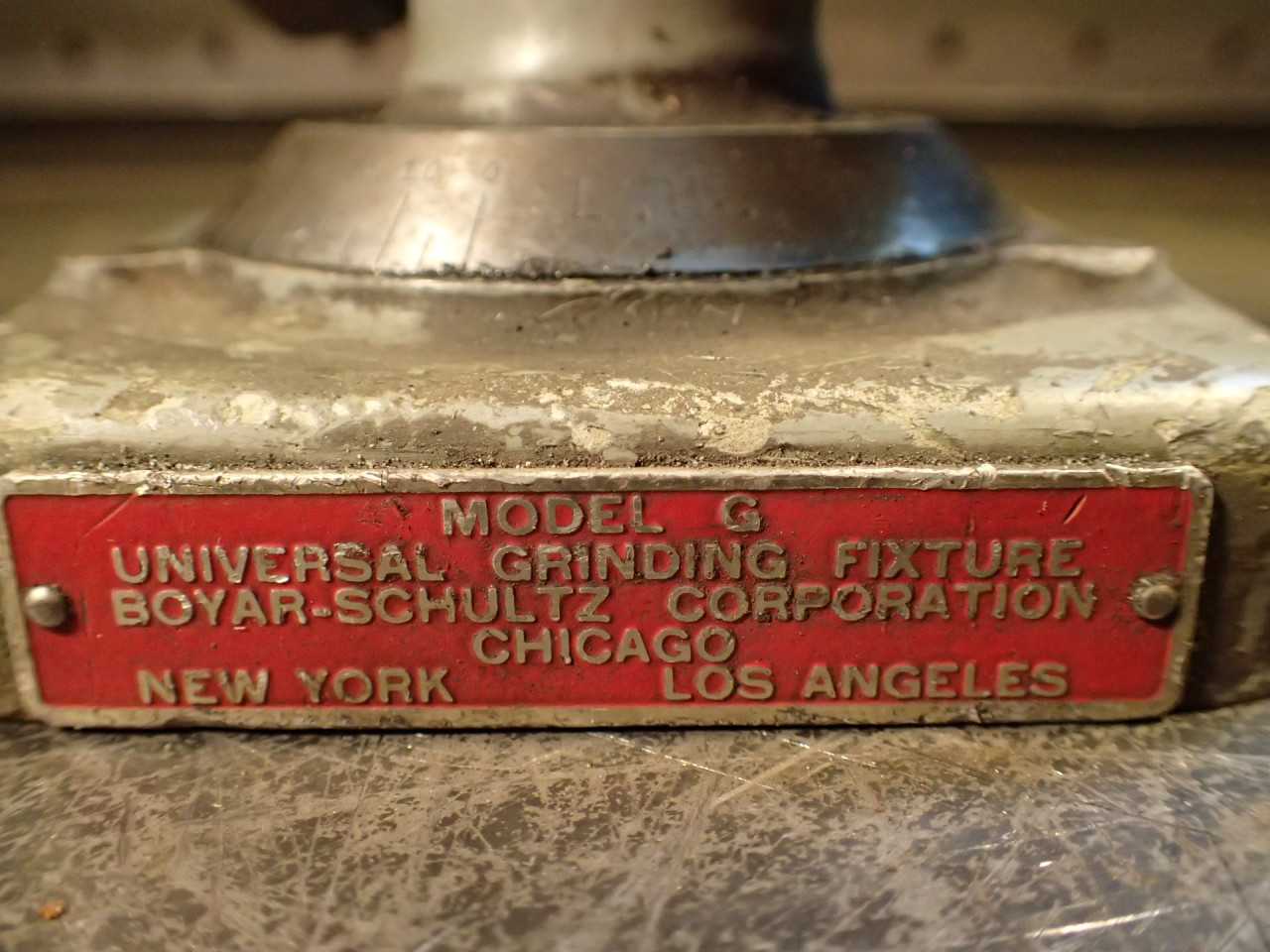 Boyar-Schultz Model G Universal Box Tool Bit Grinding Fixture - GRINDING MACHINES