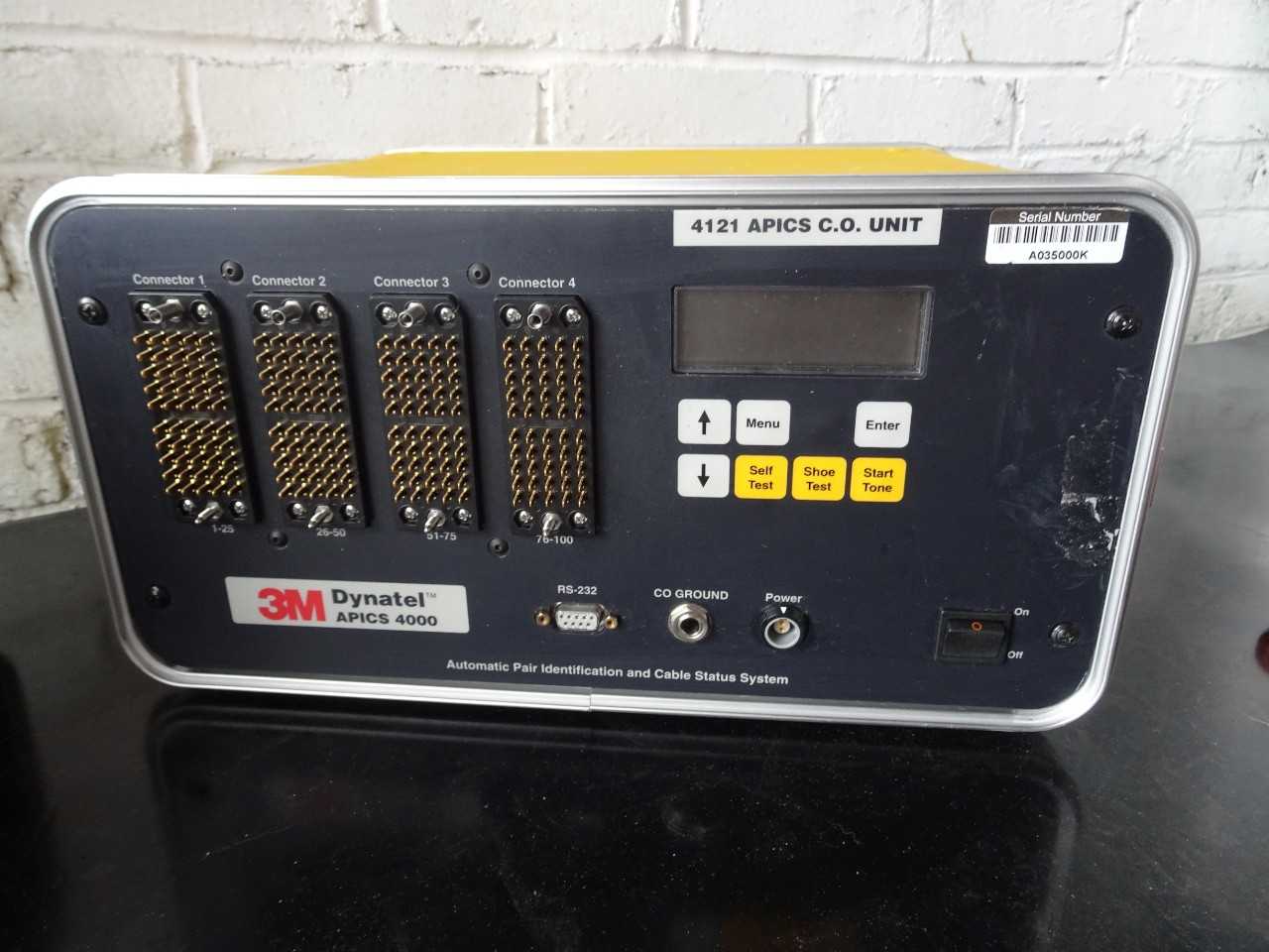 3M Dynatel APICS 4000 CABLE PIPE FAULT LOCATOR - ELECTRICAL COMPONENTS