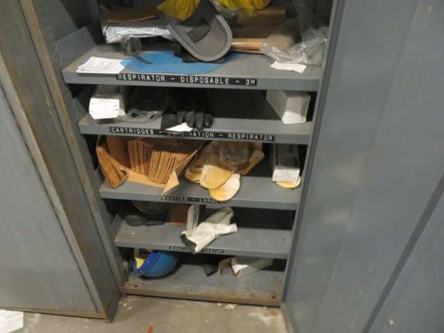 2 Door cabinet w/contents - MISCELLANEOUS