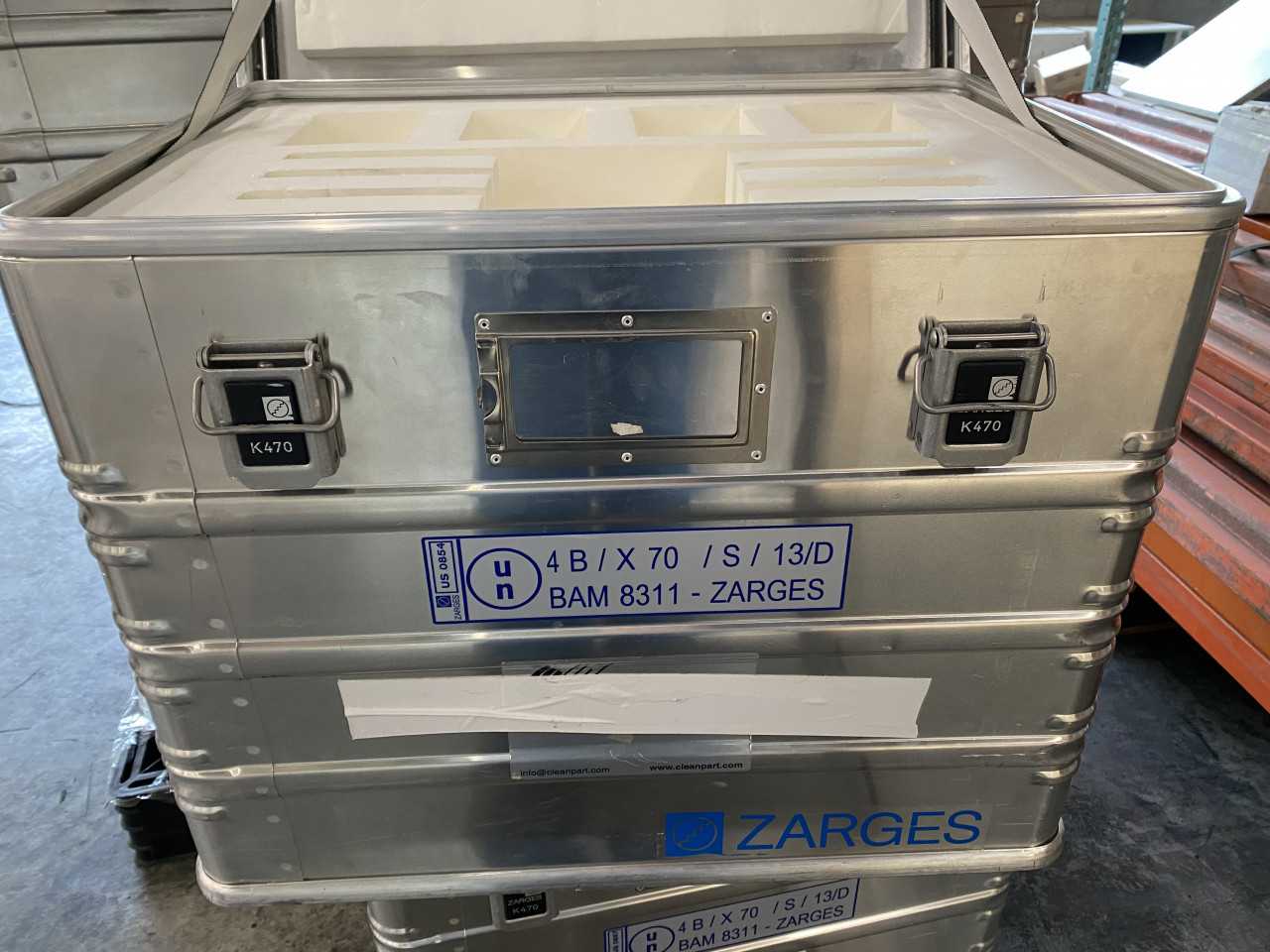 Lot of Quantity 26x Aluminum Sanitary Shipping Crates/Boxes - MISCELLANEOUS