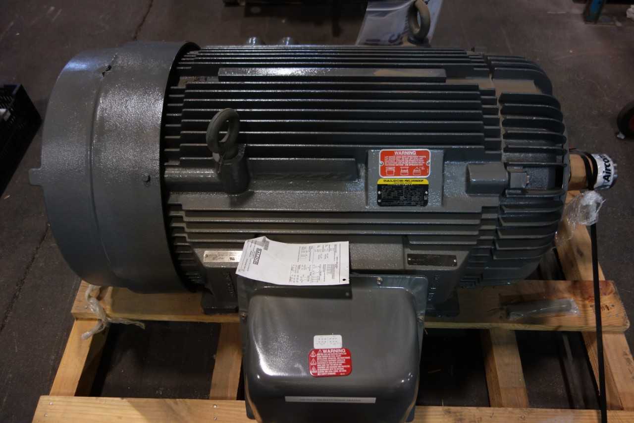1 BALDOR- RELIANCE ELECTRICAL MOTOR 300HP 60HZ 460V M44304T-4E - ELECTRIC MOTORS