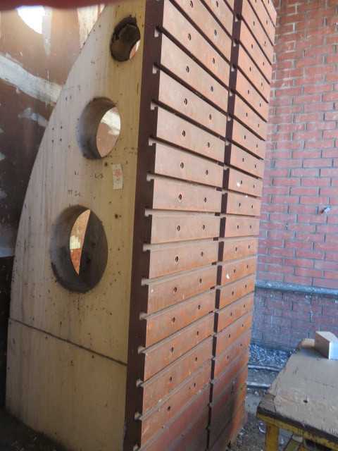 Angle Plate Cast Iron Aerospace Precision 108 In H X 24 In W X 52 in D - MACHINING ACCESSORIES & TOOLING