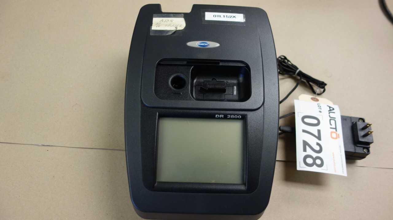 HACH LPG422.99.00012 DR 2800 SPECTROPHOTOMETER - LAB & SCIENTIFIC