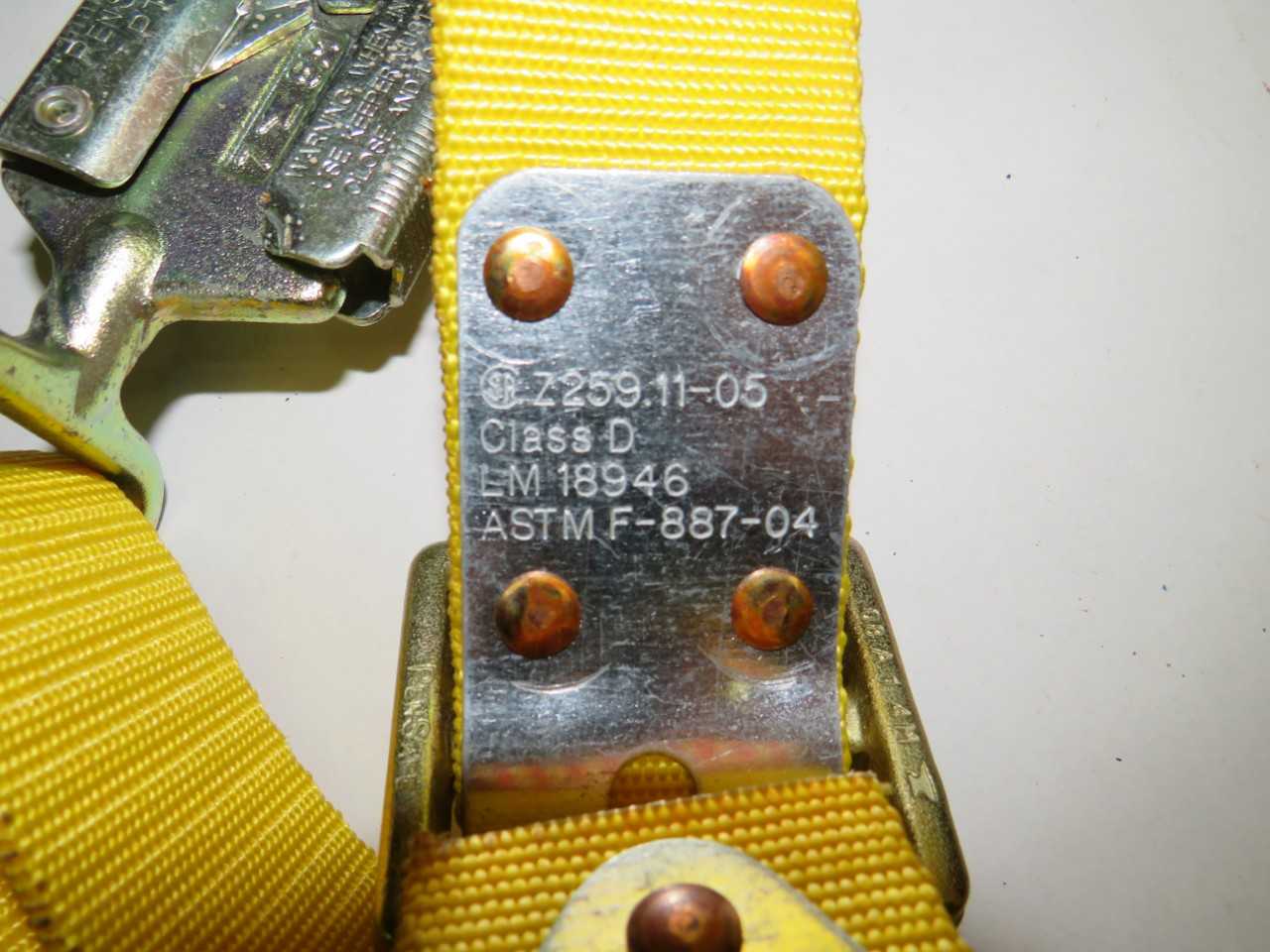 JELCO 87601 5'8" WEB LANYARD - LIFTING EQUIPMENT