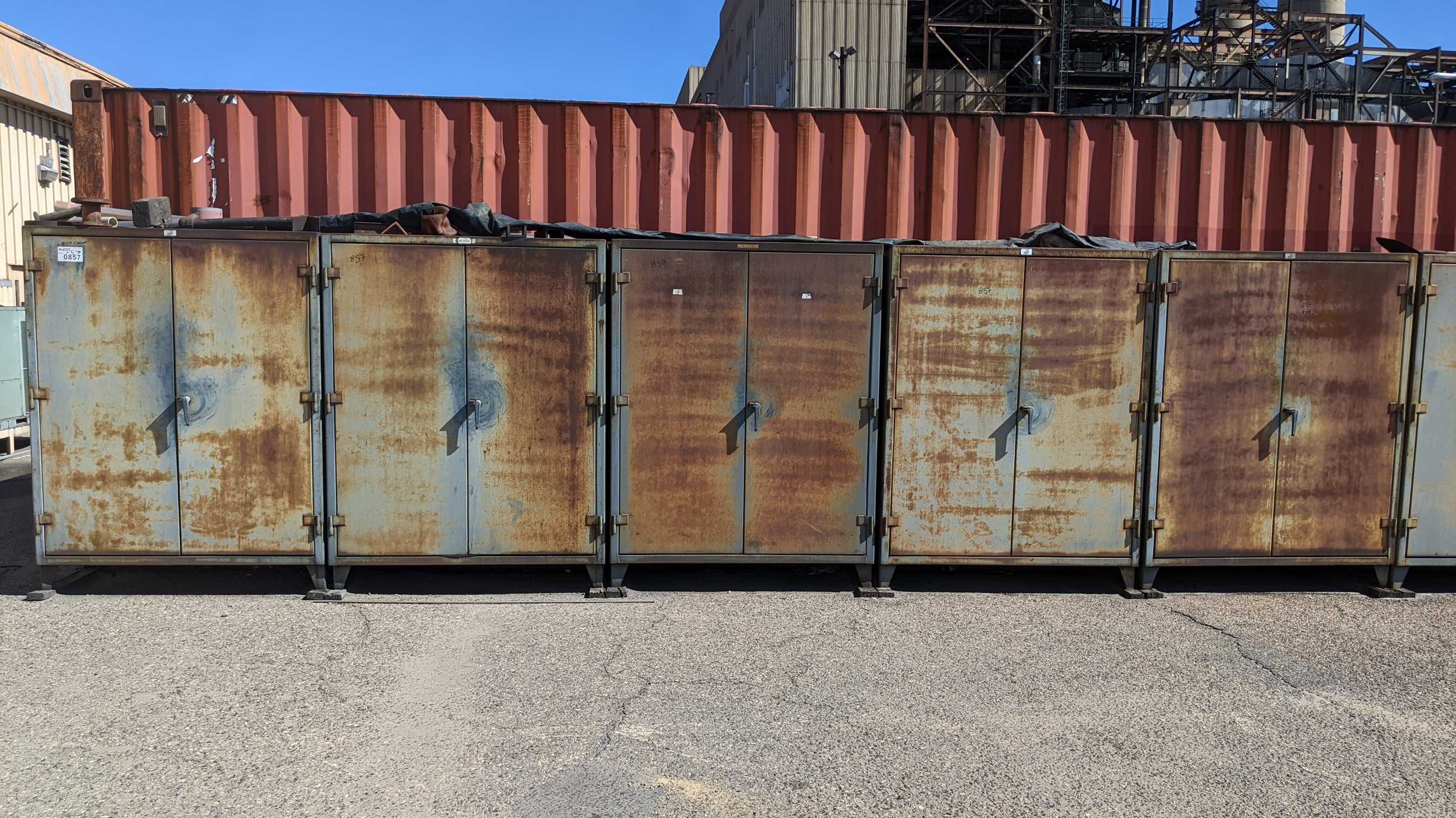LOT OF FIVE CABINETS WITH CONTENTS - INDUSTRIAL PARTS LOT OF FIVE CABINETS WITH CONTENTS - INDUSTRIAL PARTS