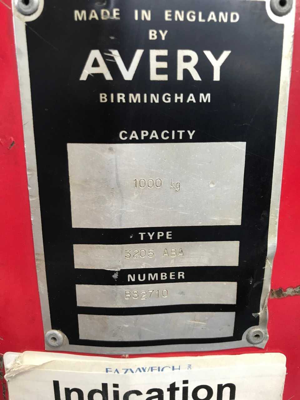 Avery Scales 1000kg - SCALES