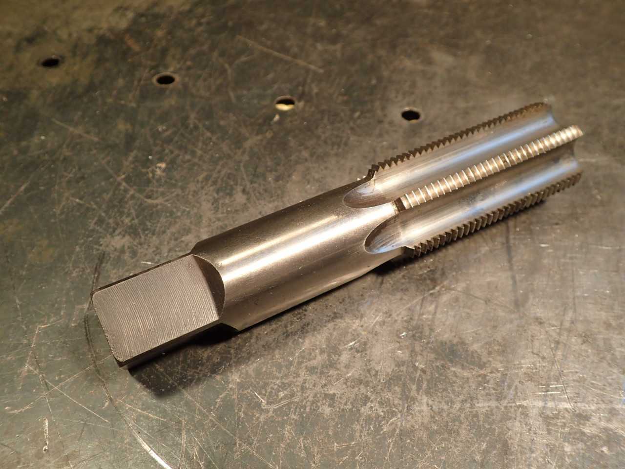 Hanson Whitney 1-1/4" -12 NF Bottom Hand Thread Tap: 6-Flute, 2-1/2" Flutes GH-4 - MACHINING ACCESSORIES & TOOLING