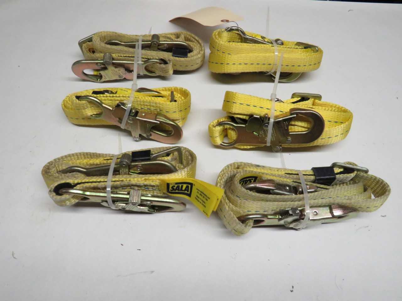 LOT OF 6 SALA 1201016C 6' X 1" WEB LANYARD - LIFTING EQUIPMENT