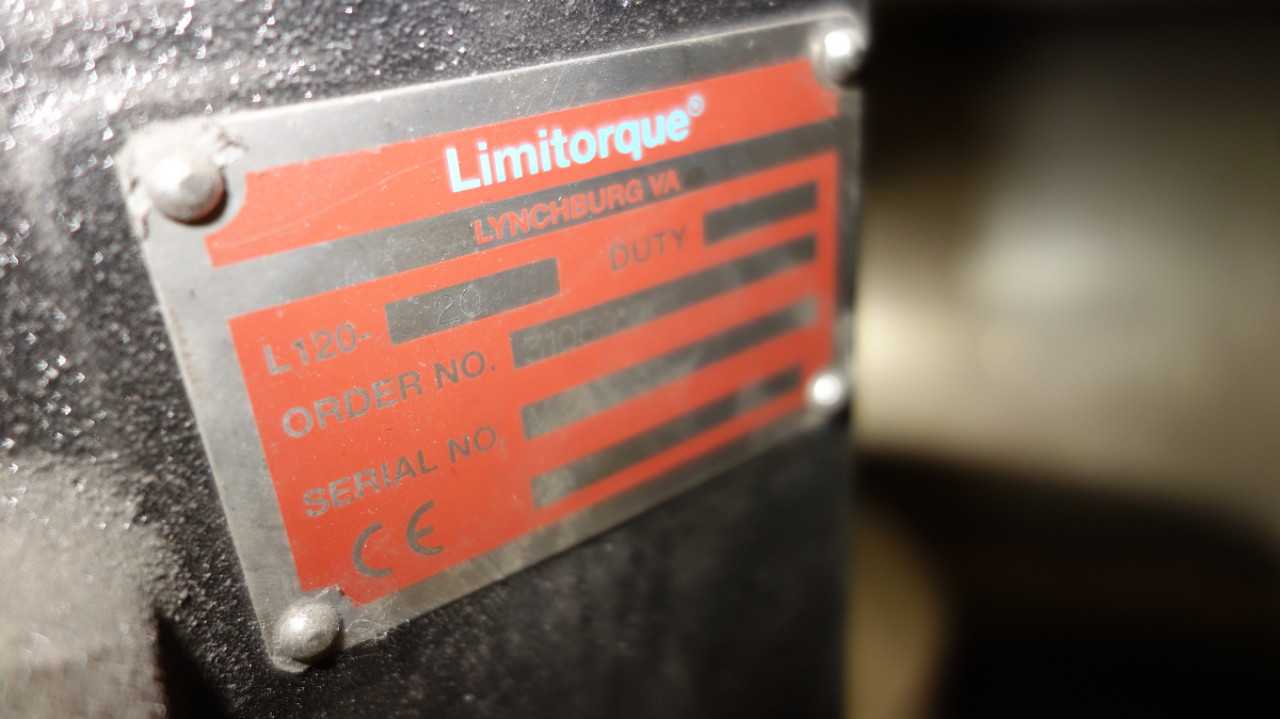 LIMITORQUE L120-20 VALVE OPERATOR 480V 1/2HP - VALVES
