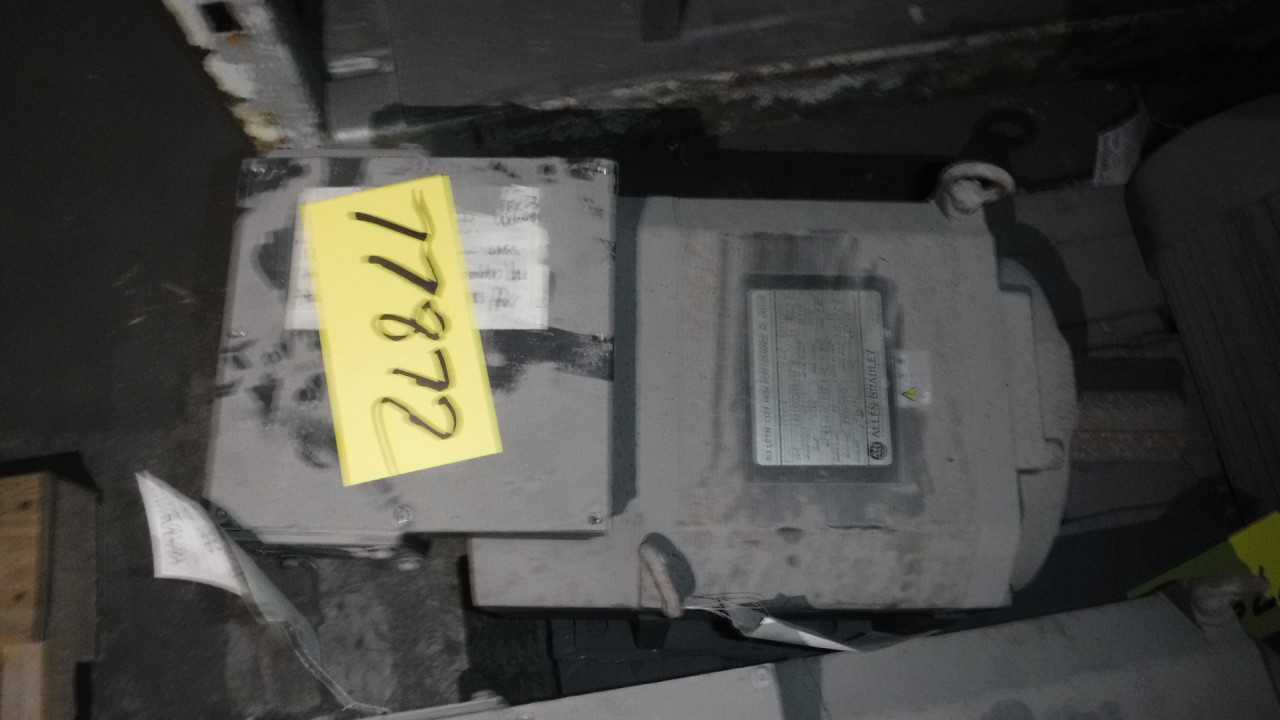 15 HP 1500 RPM 1327 Fr Allen Bradley Servo Motor - ELECTRIC MOTORS