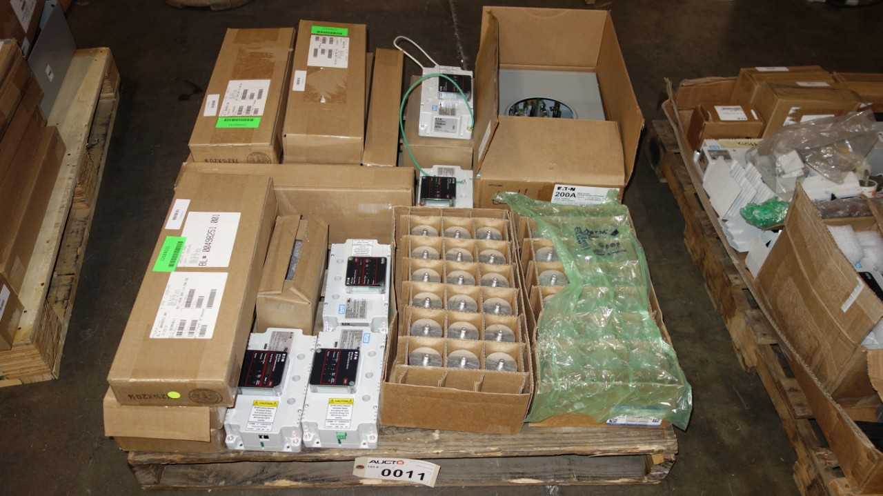 1 PALLET OF ASSORTED EATON GENTEQ ELECTRIC PARTS - ELECTRICAL COMPONENTS