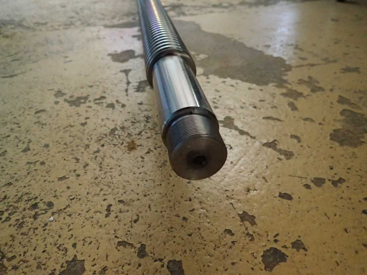 Boring Mill Lead Ball Screw: 10mm Pitch, 50mm Thread OD 155" Travel 178-3/4" OAL - MACHINING ACCESSORIES & TOOLING