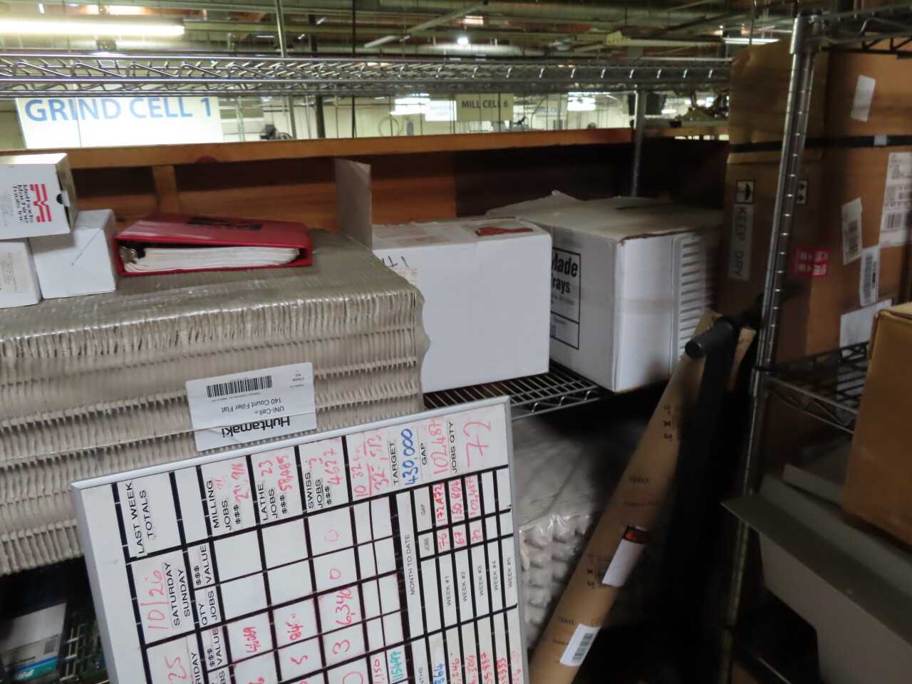 Metro Carts and Contents in pictures except computer boards - INDUSTRIAL PARTS