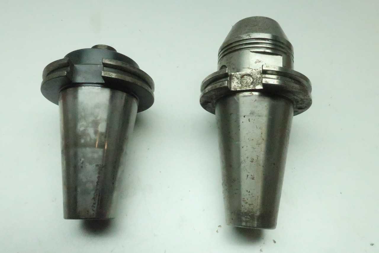 LOT OF ASSORTED CAT50 TOOL HOLDERS - LYNDEX - MACHINING ACCESSORIES & TOOLING