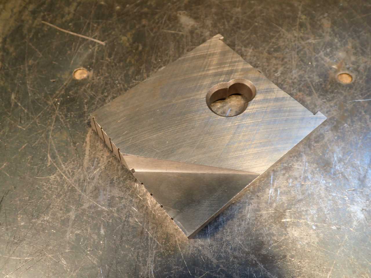 George Whalley 3-1/8" 3.125" Flat Spade Drill Insert: fits AMEC F Series Holders - MACHINING EQUIPMENT PARTS