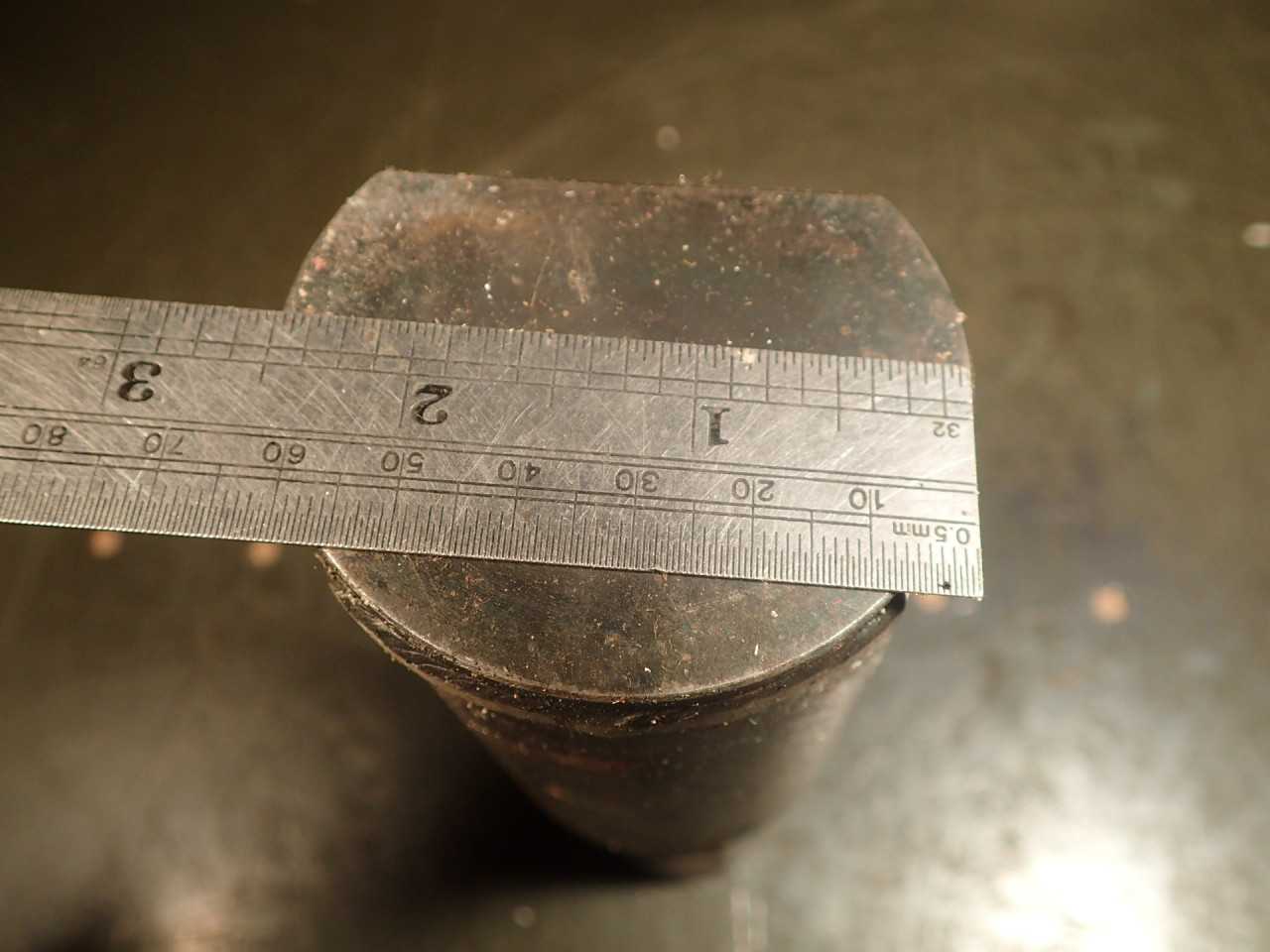 2-1/2" 85-degree Mill Fly Cutter: 2" Shank for 3/4" Tool Steel Bits, 9-1/4" OAL - MACHINING ACCESSORIES & TOOLING