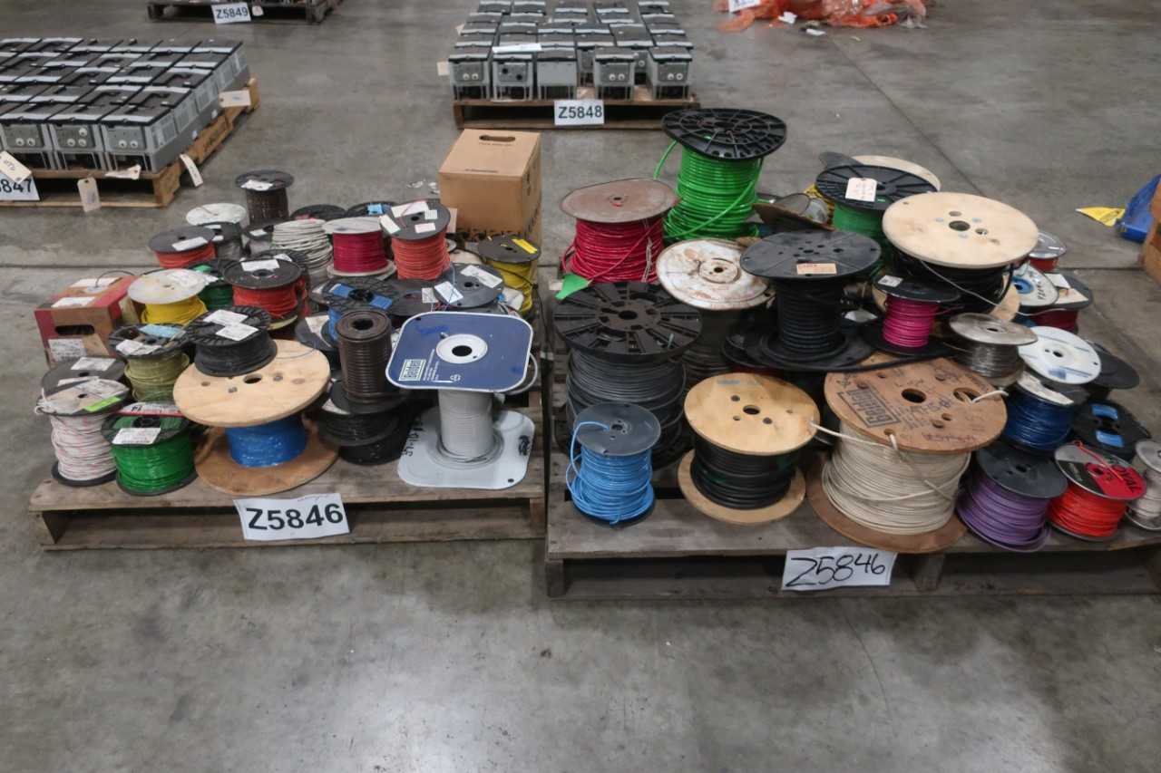 2 PALLETS OF ASSORTED THERMO CABLE-WIRE - WIRE MANUFACTURING