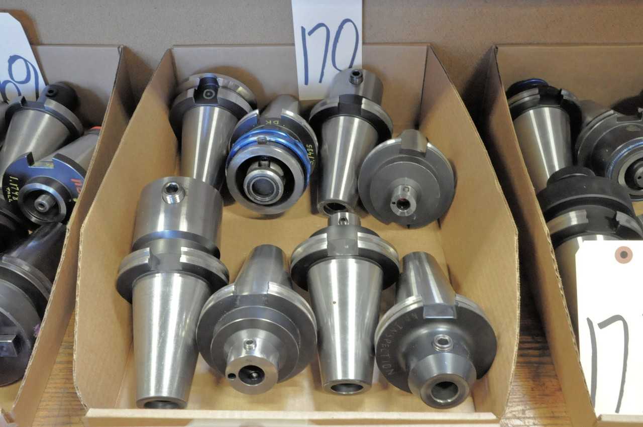 Lot-(8) CAT 50-Taper Tool Holders in (1) Box - MACHINING ACCESSORIES & TOOLING