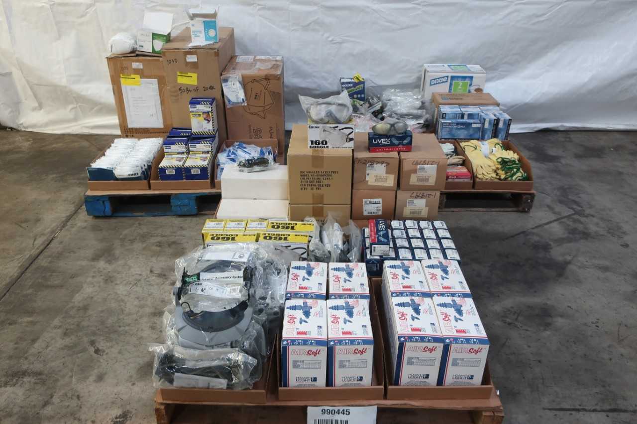 3 PALLETS OF ASSORTED SAFETY EQUIPMENT. - SAFETY EQUIPMENT
