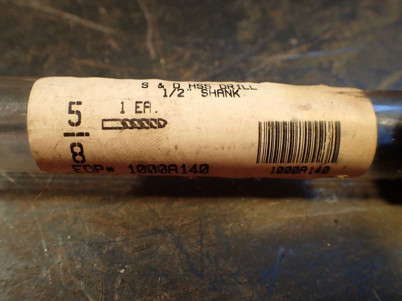 Drillco Silver & Deming S&D Nitro Reduced Shank Drill Bit 5/8" Dia 1/2 Shank USA - MACHINING EQUIPMENT PARTS