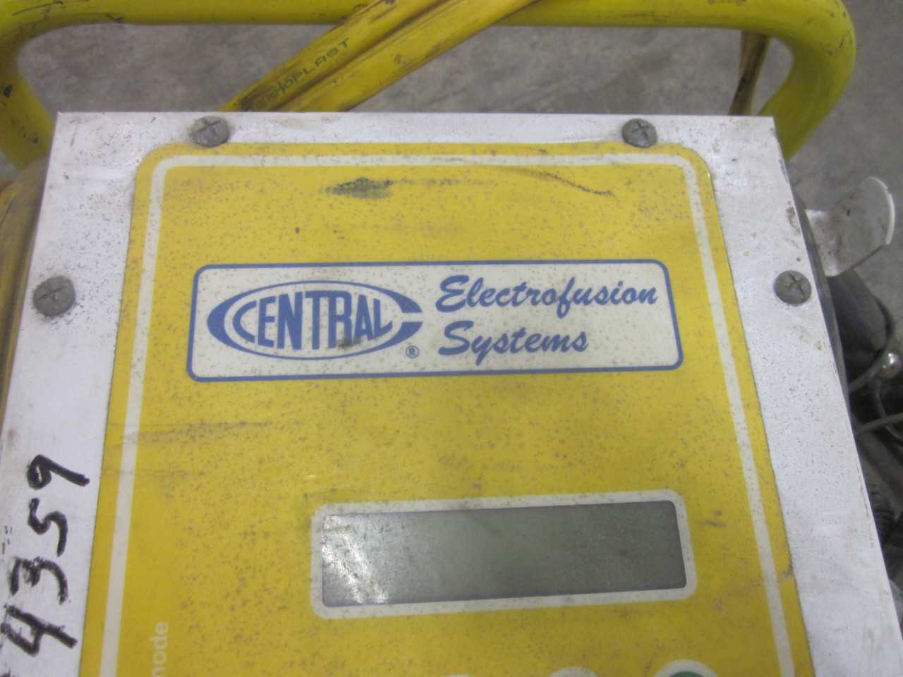 Lot of 12 Central Plastics Electrofusion Processors in Protective Racks - ELECTRIC POWER TOOLS