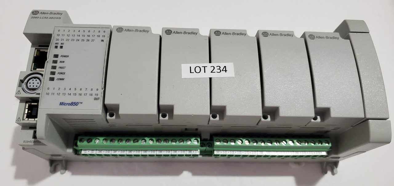Allen Bradley Micro 850  2080-LC50-48QWB PLC - AUTOMATION & CONTROLS