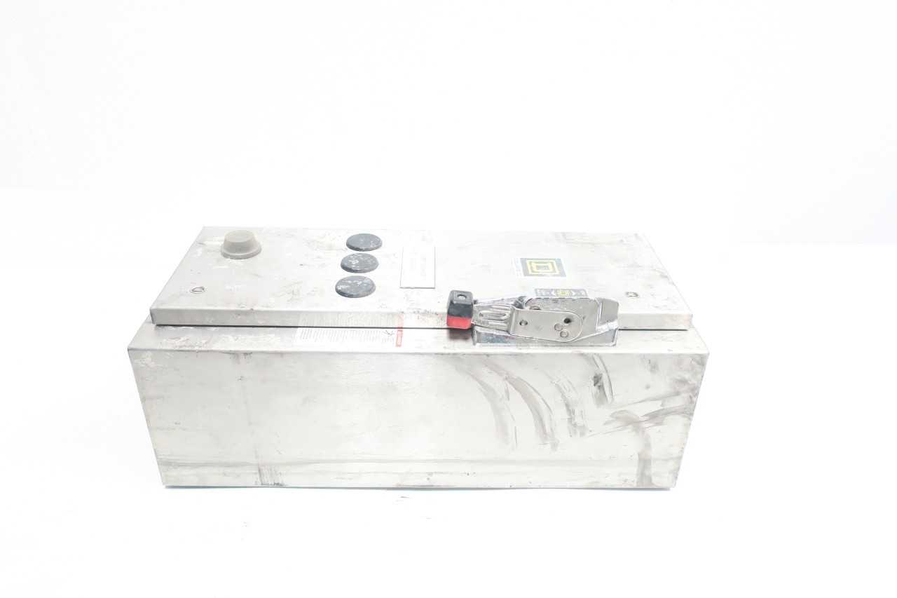 SQUARE D 8539SCW44V81FF4H309TX11 10HP SIZE 1 COMBINATION STARTER - MOTOR STARTERS