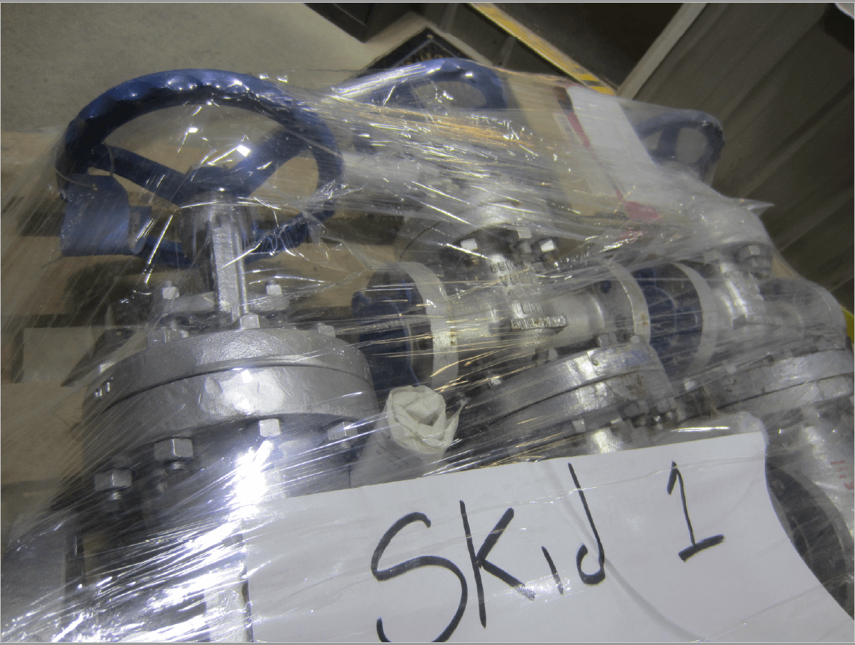 Skid #1: valves - INDUSTRIAL PARTS