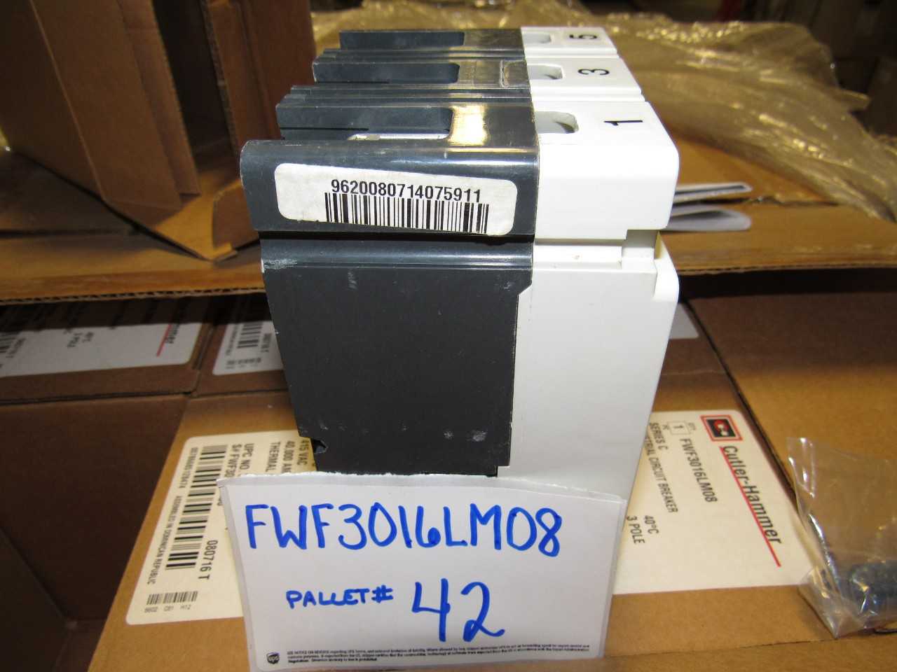 Cutler Hammer FWF3016LM08 circuit breakers - CIRCUIT BREAKERS