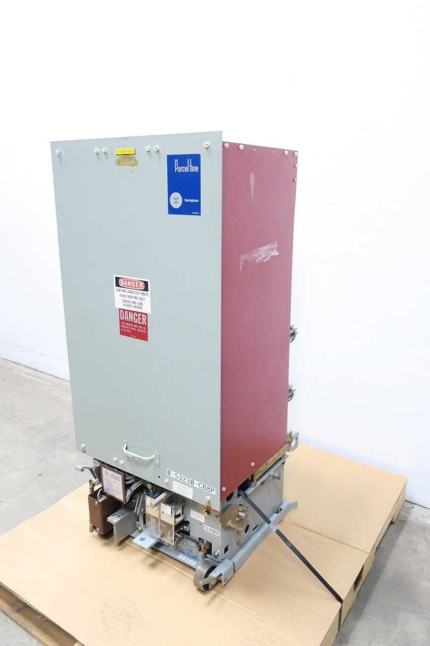 WESTINGHOUSE 50DHP250 PORCEL-LINE AIR POWER BREAKER 1200A AMP 4.76KV-AC - CIRCUIT BREAKERS