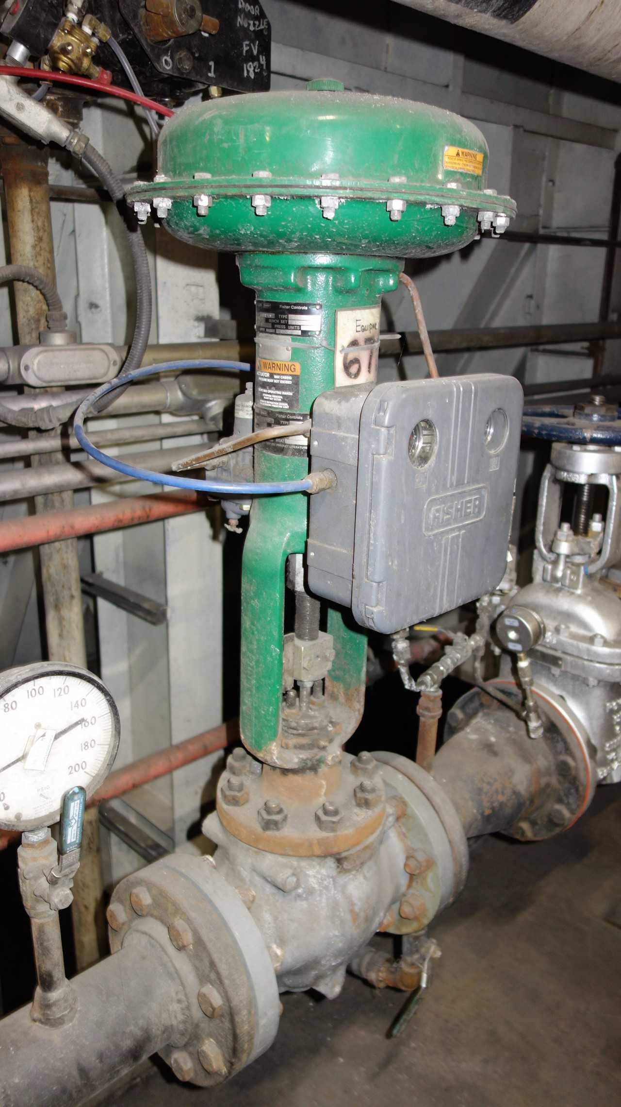 FISHER ET 667 4IN CONTROL VALVE 4160KR CONTROLLER - MISCELLANEOUS