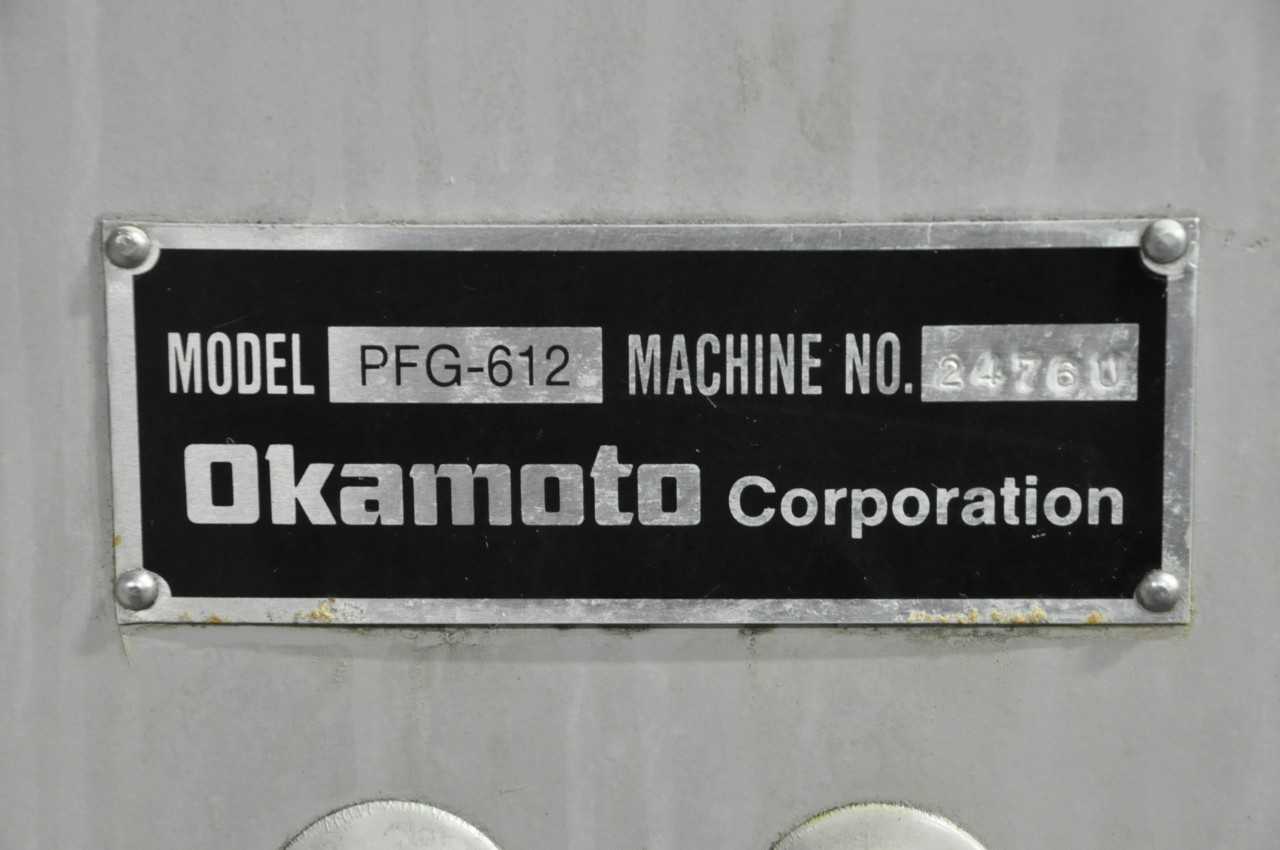 Okamoto Model PFG612 Linear Hand Feed Surface Grinder - GRINDING MACHINES