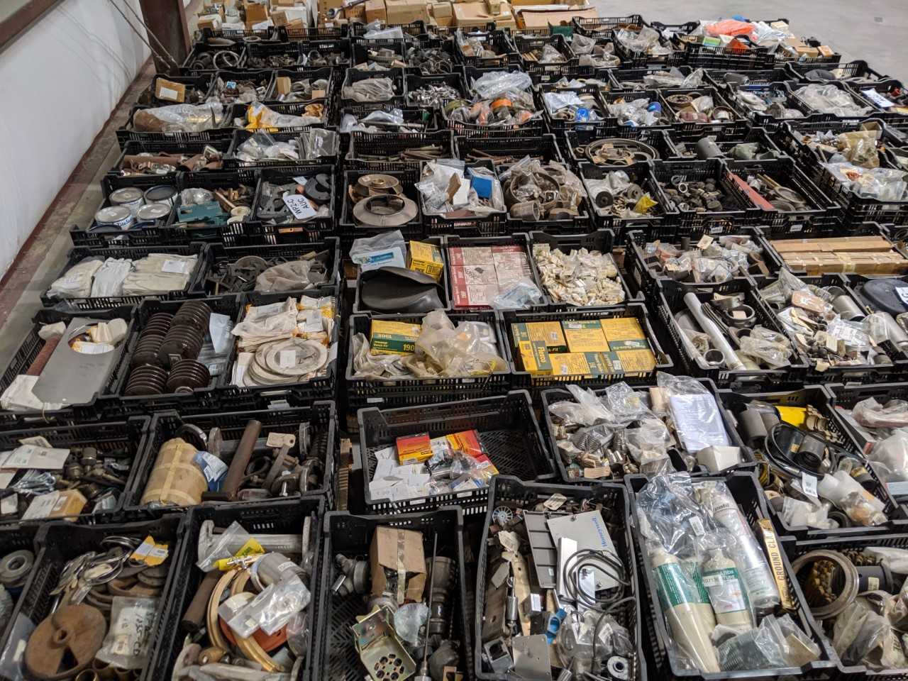 27 PALLETS OF ASSORTED PUMP PARTS, FASTENERS, CONTROLS, ELECTRICAL - ELECTRICAL COMPONENTS