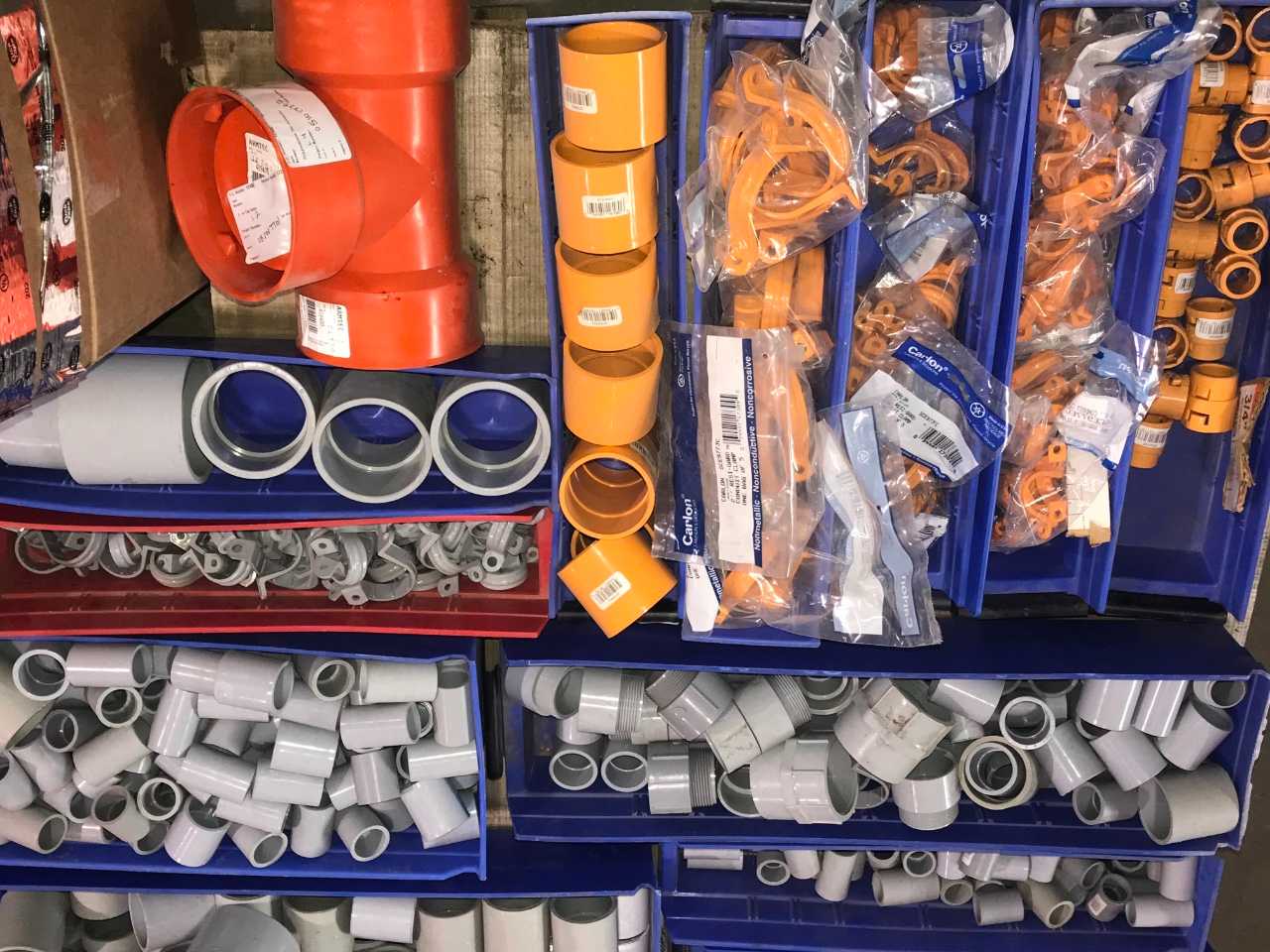 PLASTIC SLEEVES/FITTINGS (FULL PALLET) - PROCESS EQUIPMENT