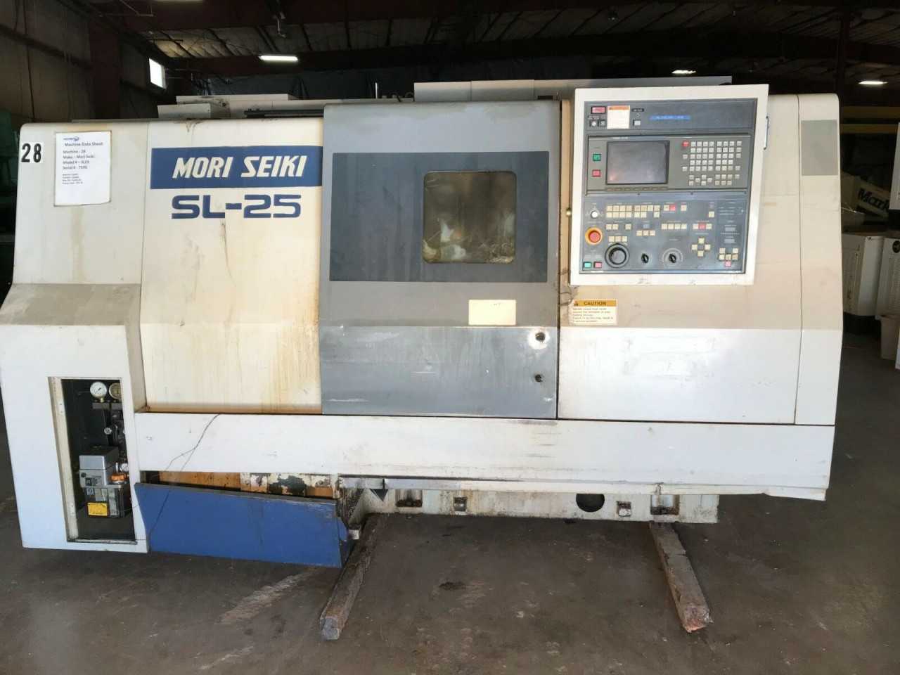 1995 Mori Seiki SL-25B/500 - 10" Chuck, Tool Setter, Tailstock - CNC LATHES