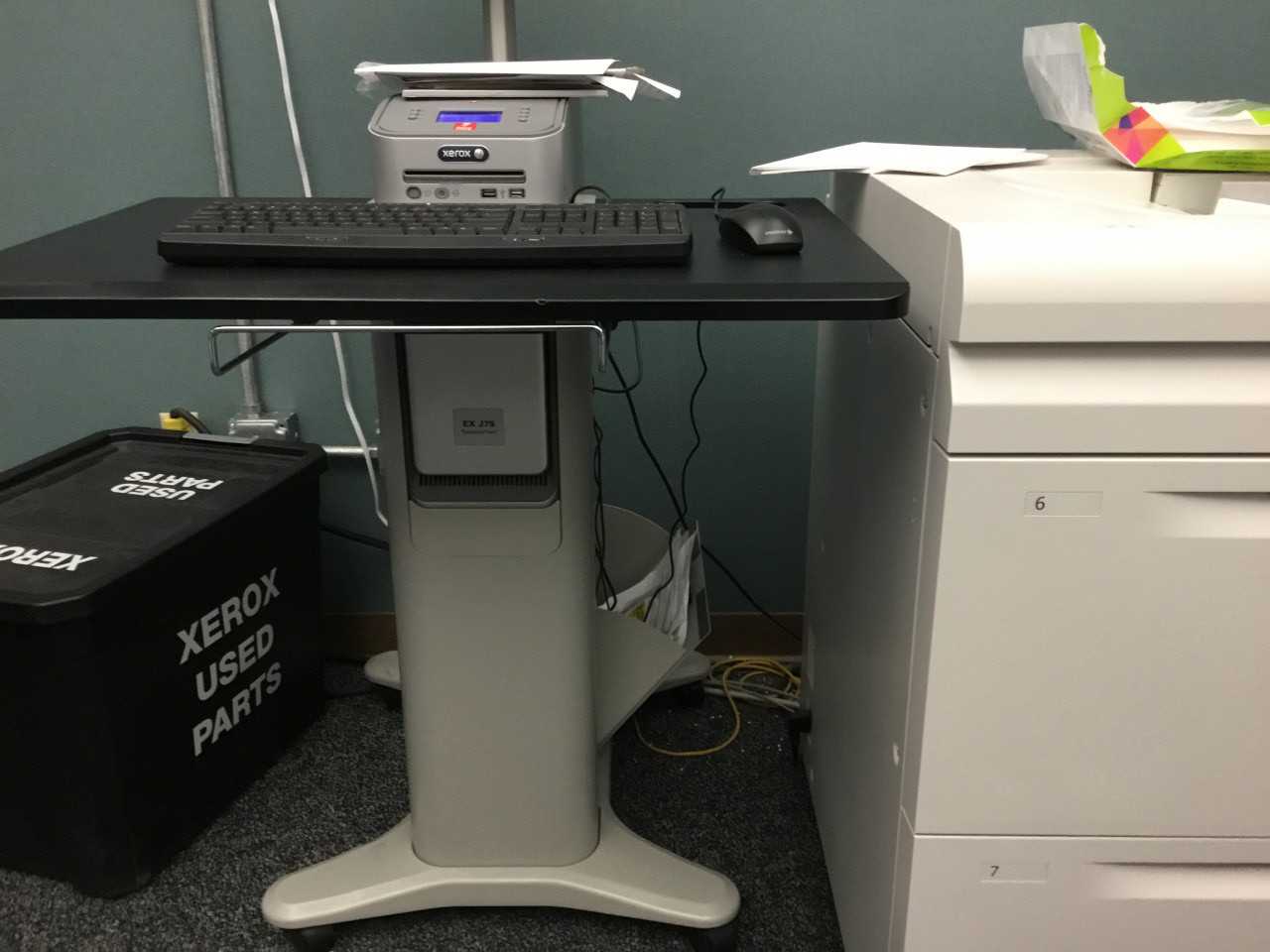 Xerox J75 production color copier/printer - PACKAGING