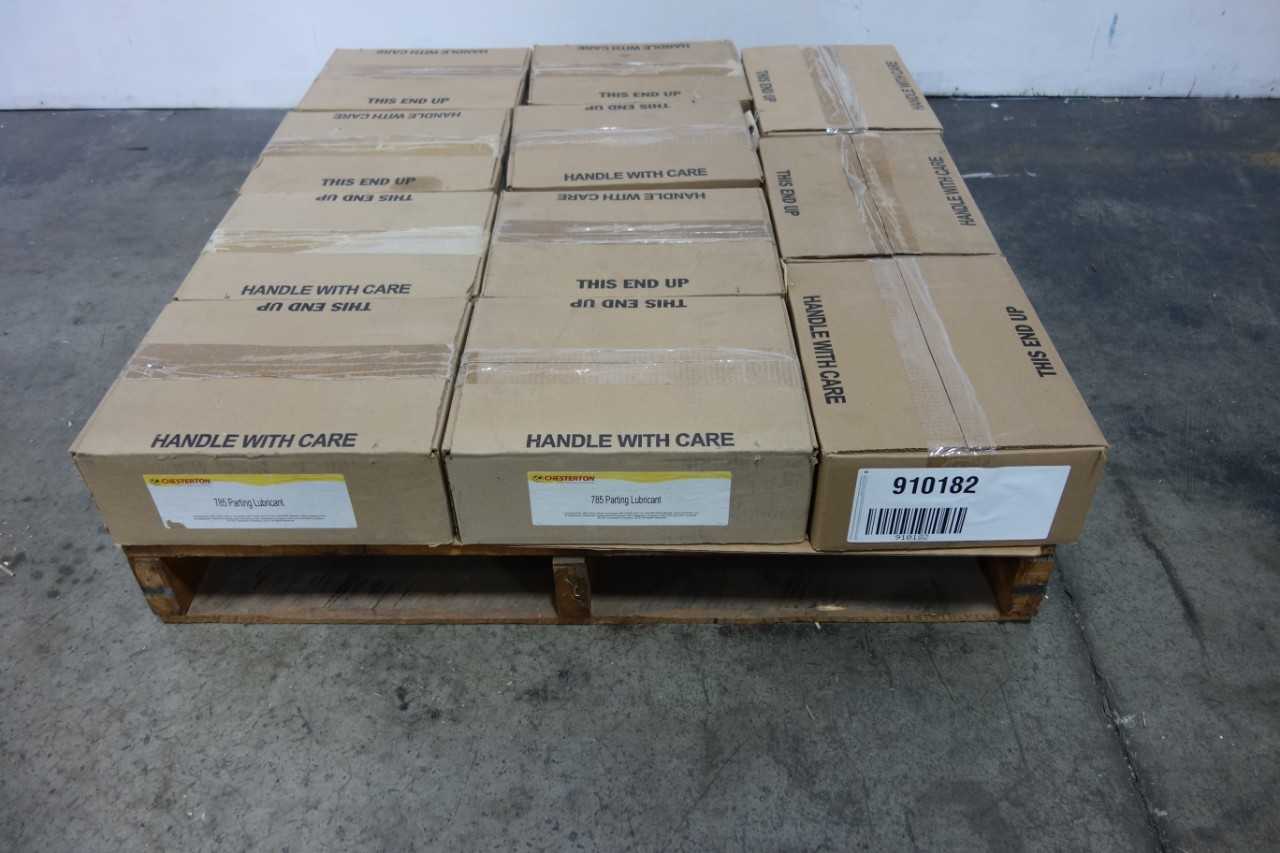 1 PALLET OF CASES OF 12 CHESTERTON 785 PARTING LUBRICANT 500GM - PART NUMBER D857749-080747 785 - INDUSTRIAL PARTS