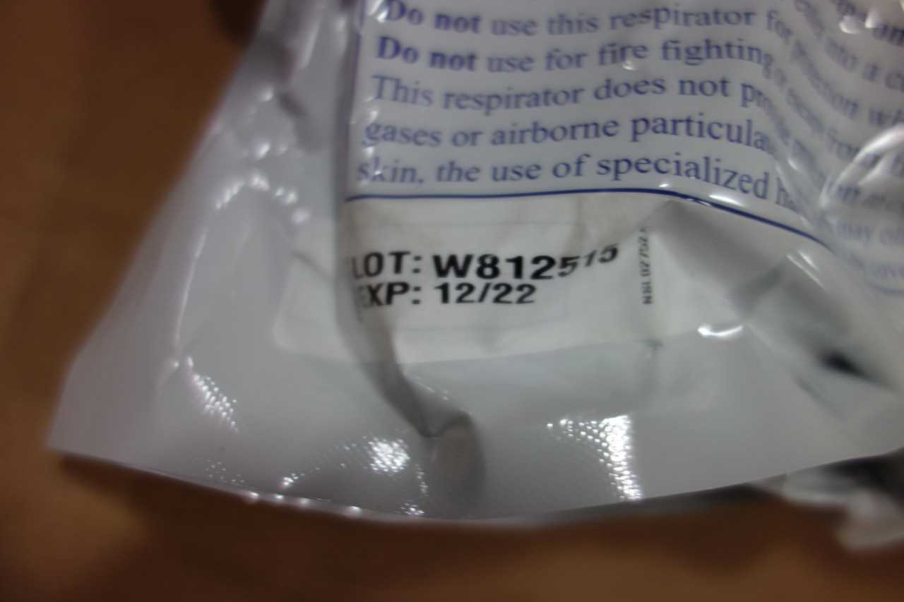1 PALLET OF NIOSH RESPIRATORY PROTECTION FACE RESPIRATORS - SAFETY EQUIPMENT