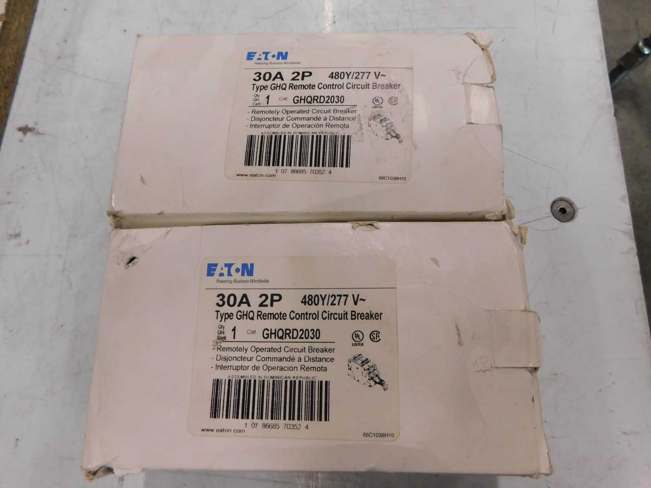 Lot of Quantity 2x GHQRD2030 Circuit Breakers - CIRCUIT BREAKERS