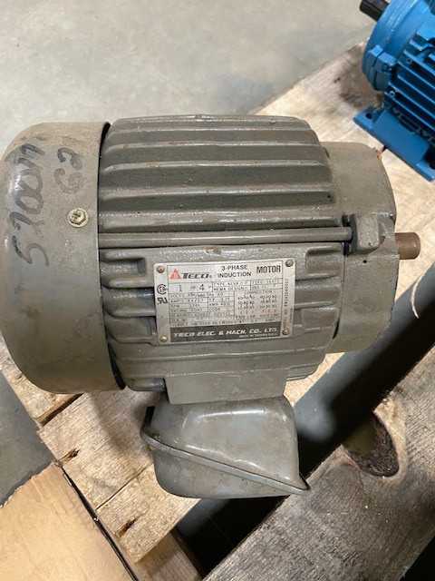 Lot of 12 Induction & DC Motors - Used - Bench Tested - Pulled from Tool Crib Inventory - ELECTRIC MOTORS