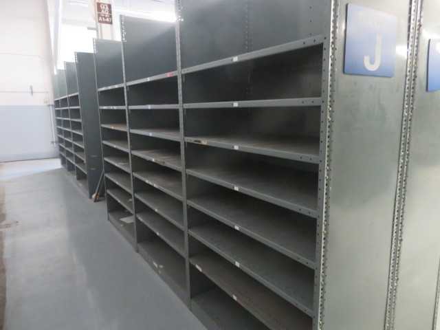 Very Large Lot of Metal Shelves - MISCELLANEOUS